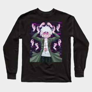 Nagito Komaeda Glitch 2 Long Sleeve T-Shirt